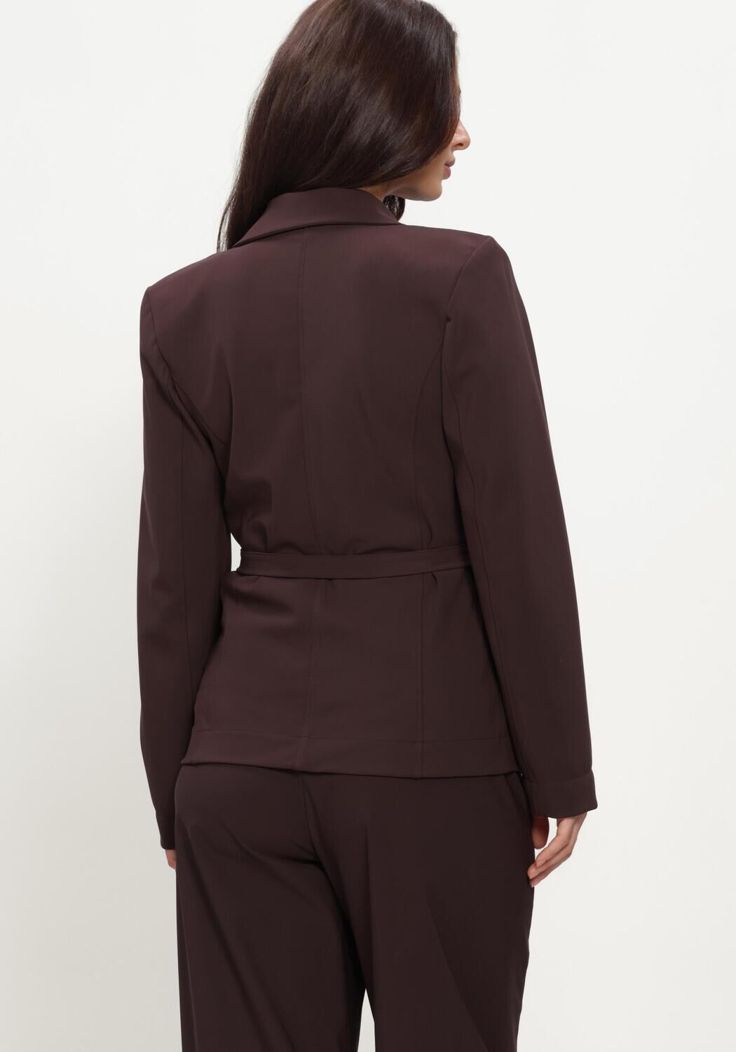 Bordeaux STUDIO ANNELOES Blazer Elin bonded blazer - large