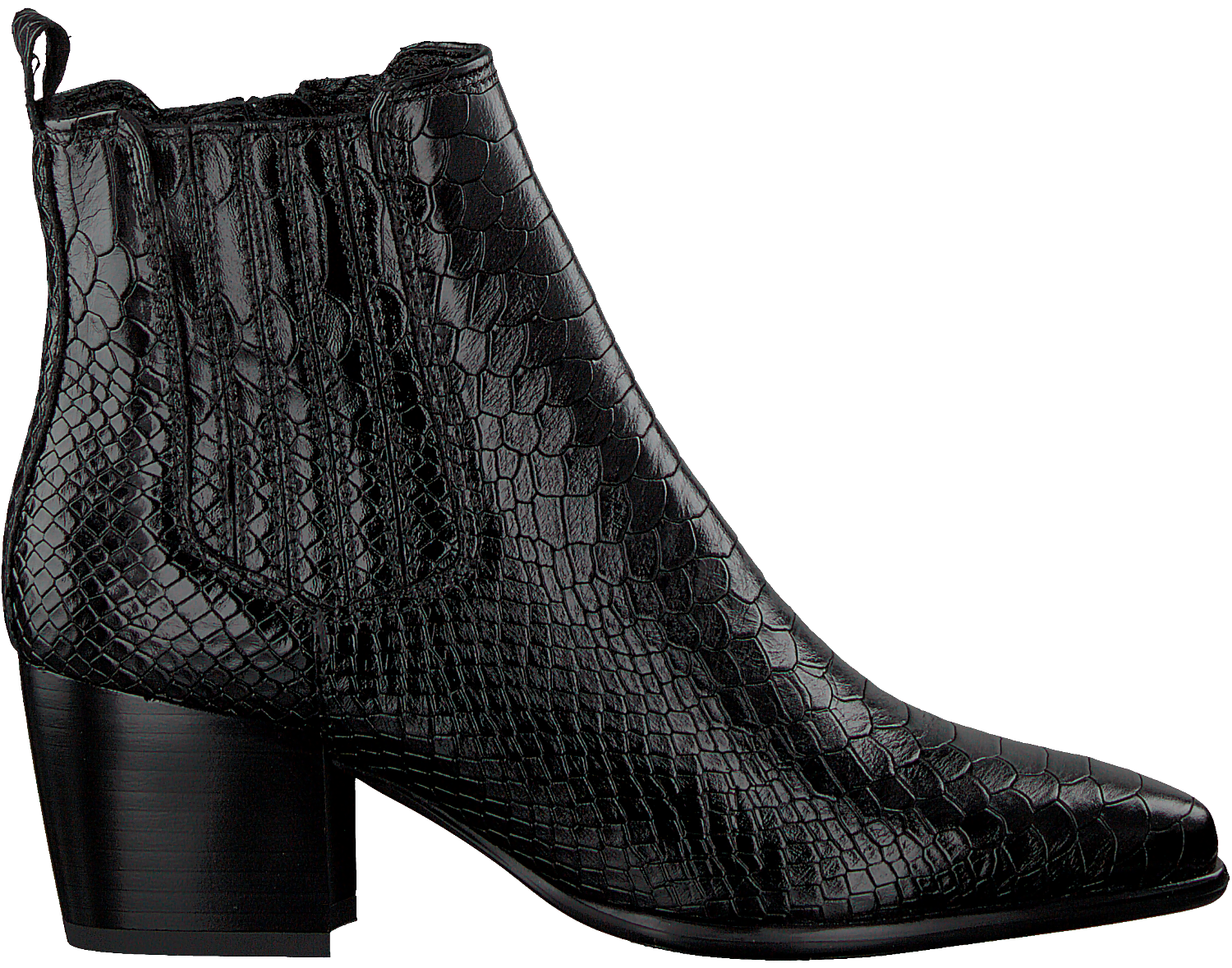 Zwarte OMODA Enkellaarsjes P22203 | Omoda