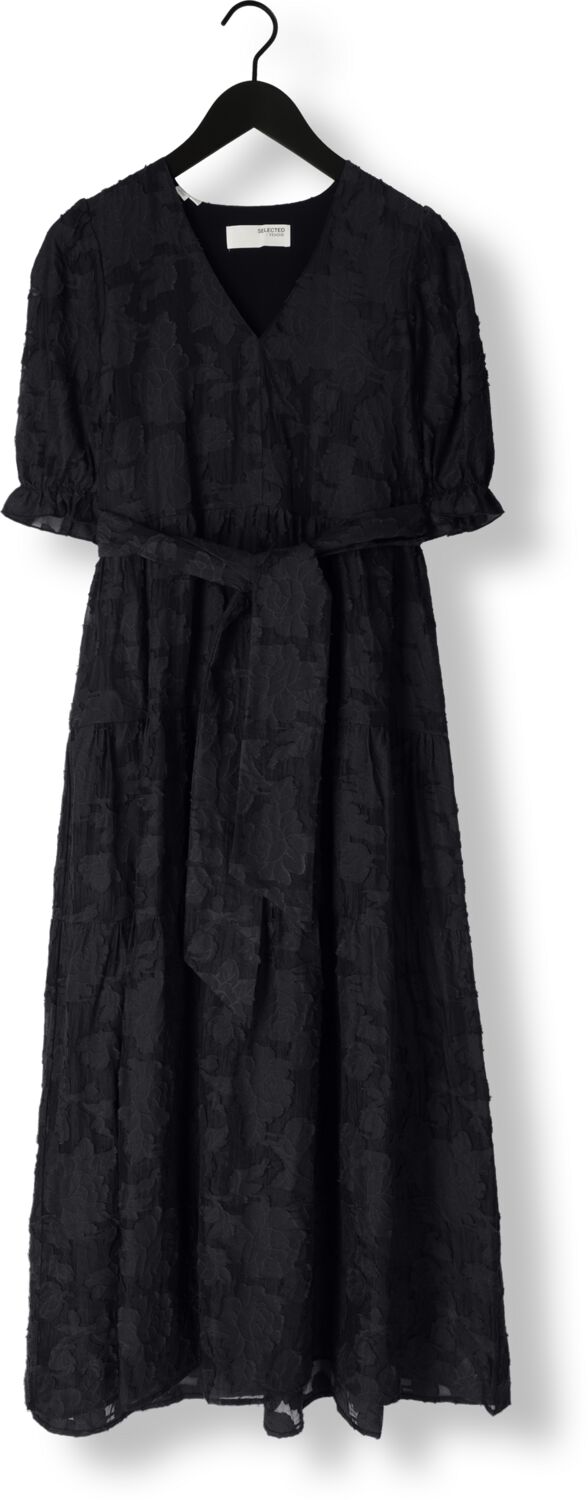 SELECTED FEMME Dames Jurken Slfcathi-sadie 3 4 Ankle Dress Donkerblauw