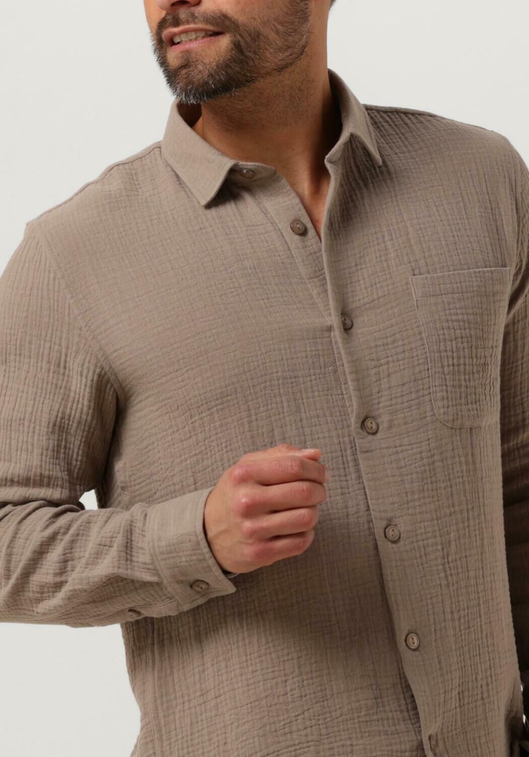 DSTREZZED Heren Overhemden Ds_axton Shirt Beige