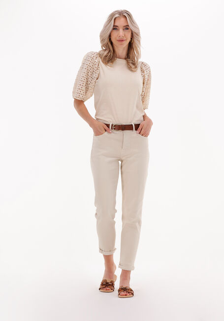 Beige SUMMUM Top TOP SINGLE JERSEY BRODERIE MIX Beige SUMMUM Top TOP SINGLE JERSEY BRODERIE MIX - large