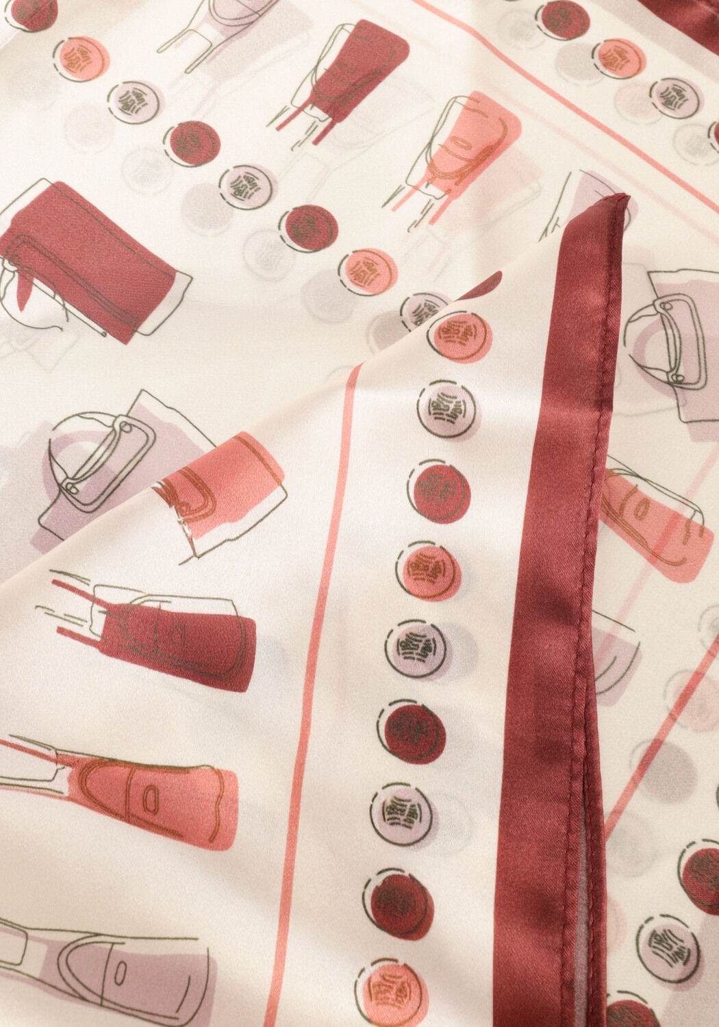 Bordeaux NOTRE-V Sjaal ZAYA - large