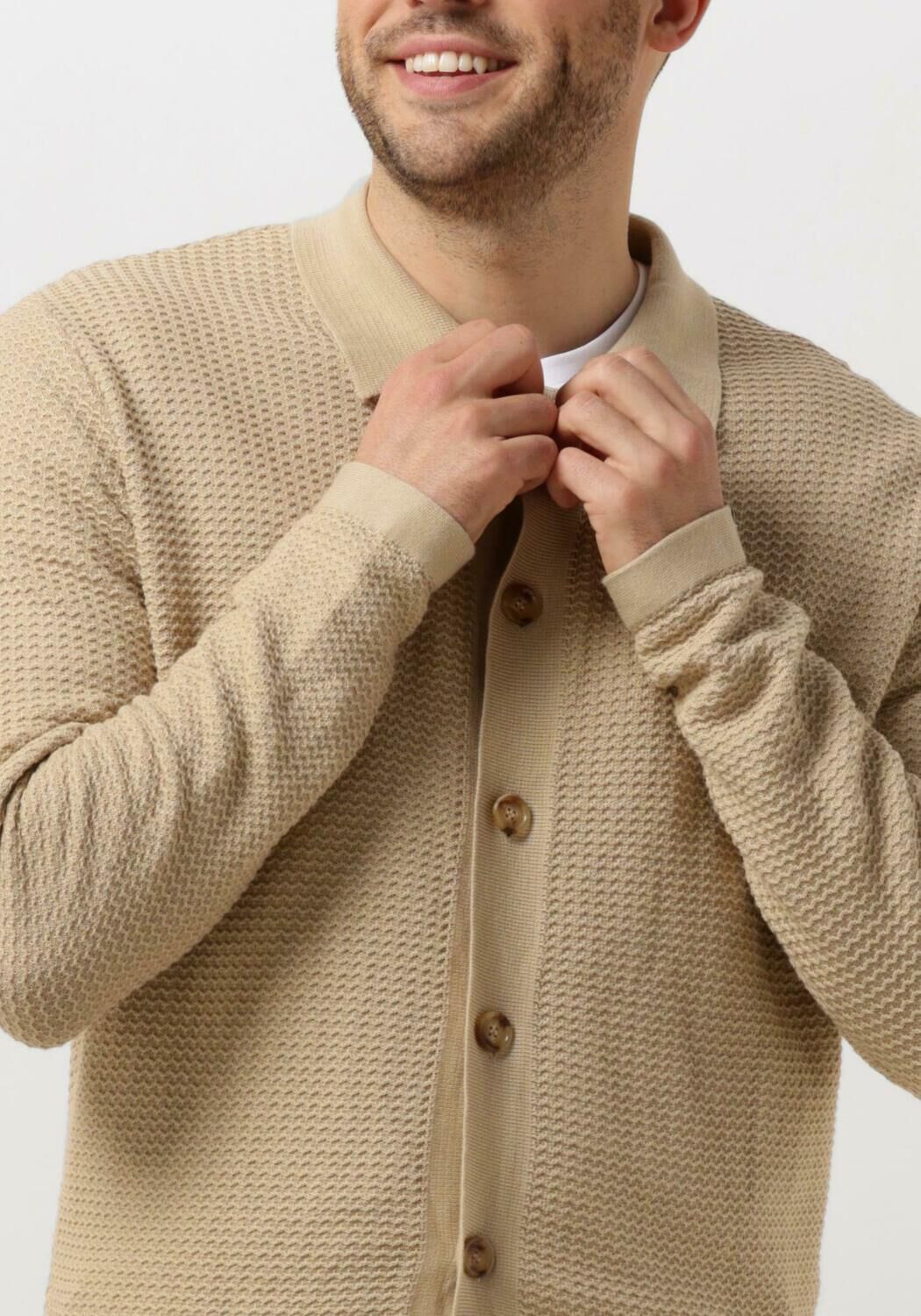 FORÉT Forét Heren Truien & Vesten Boat Knit Beige