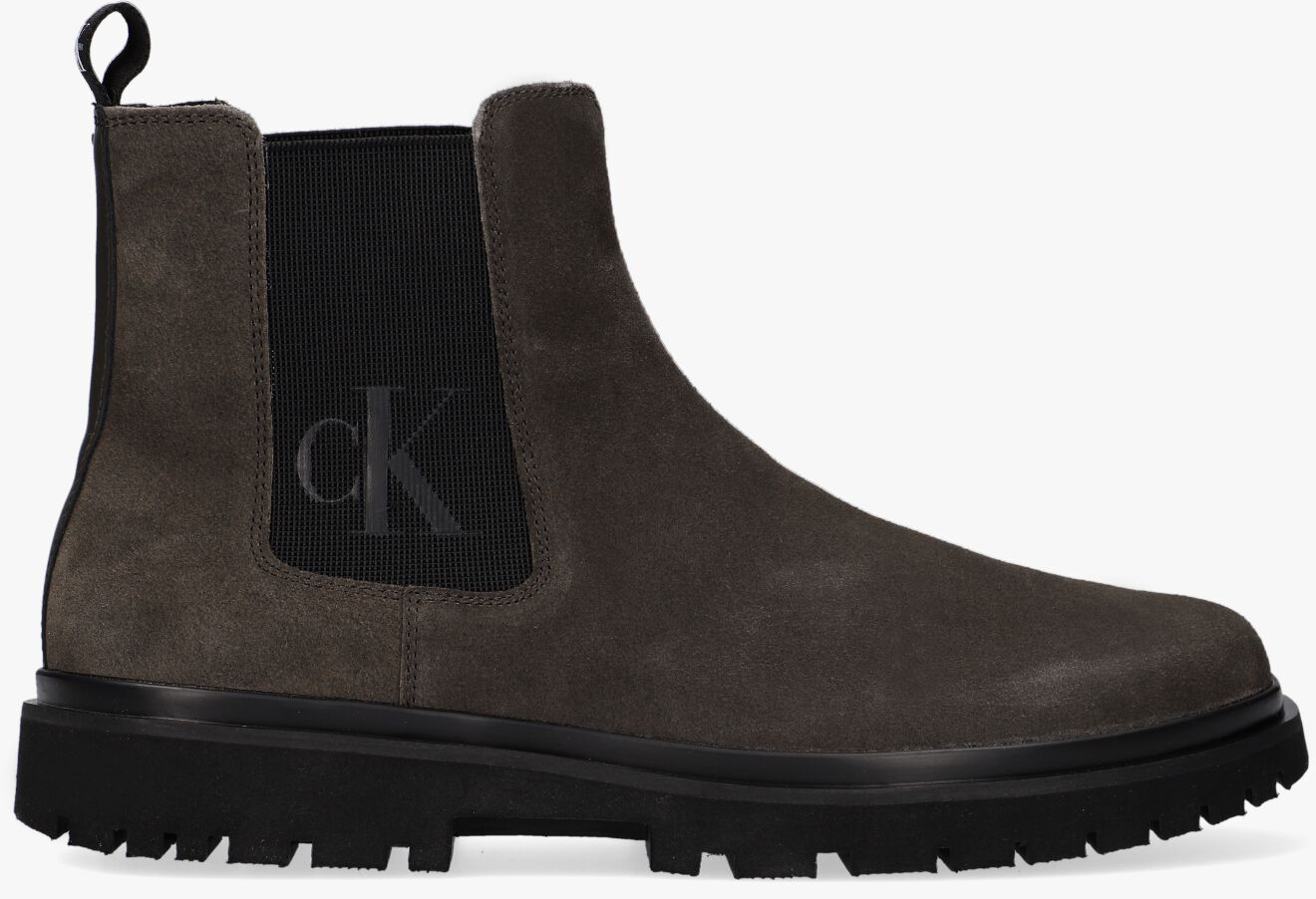 calvin klein lug mid lace up boot