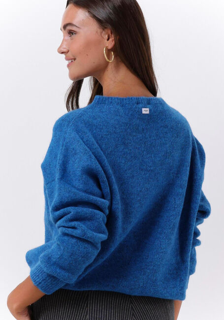 Blauwe PENN & INK Trui PULLOVER SPLITT - large