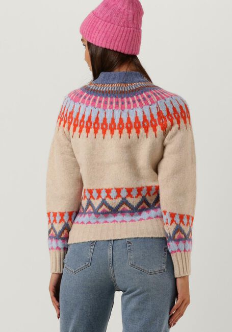 Beige Y.A.S. Trui YASILAM LS KNIT PULLOVER - large
