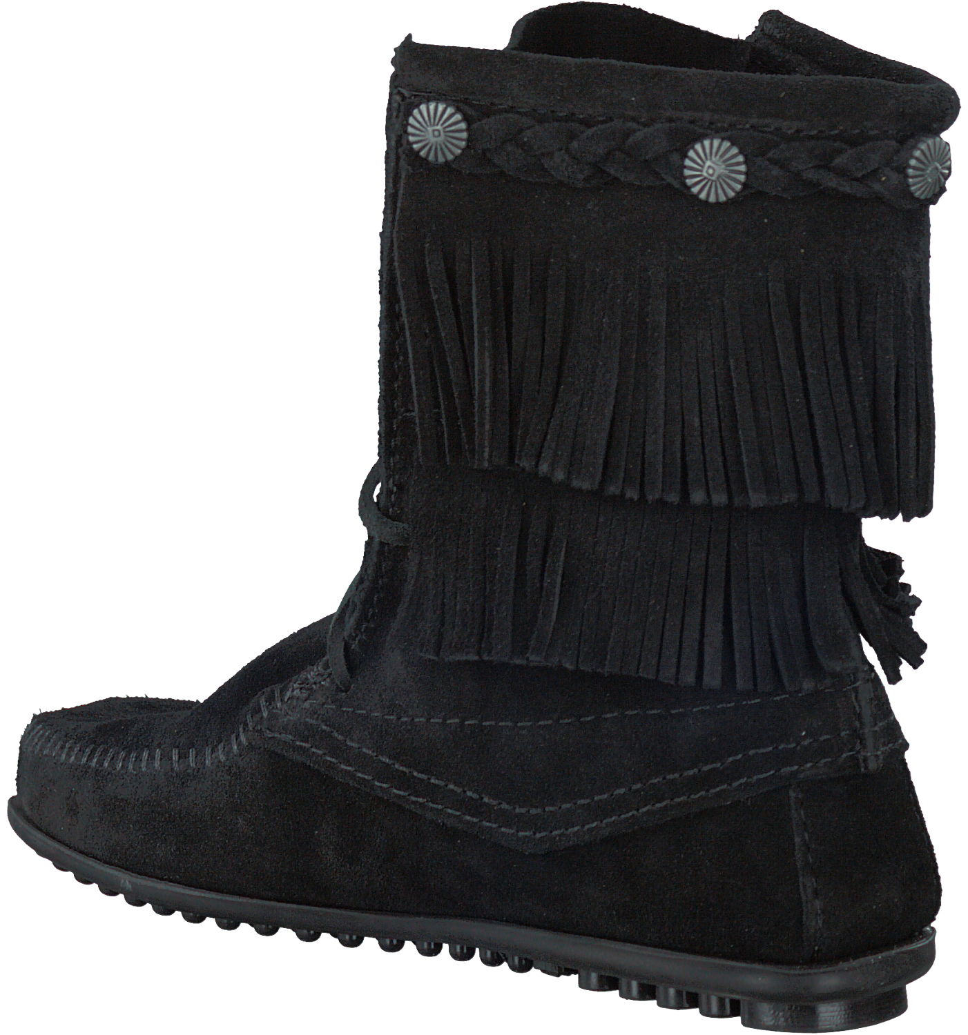 Zwarte MINNETONKA Enkellaarsjes 629 | Omoda Zwarte MINNETONKA Enkellaarsjes 629 | Omoda