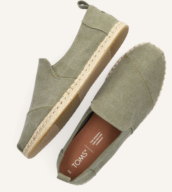 Groene TOMS Espadrilles DECONSTRUCTED ALPARGATA MEN Groene TOMS Espadrilles DECONSTRUCTED ALPARGATA MEN - large