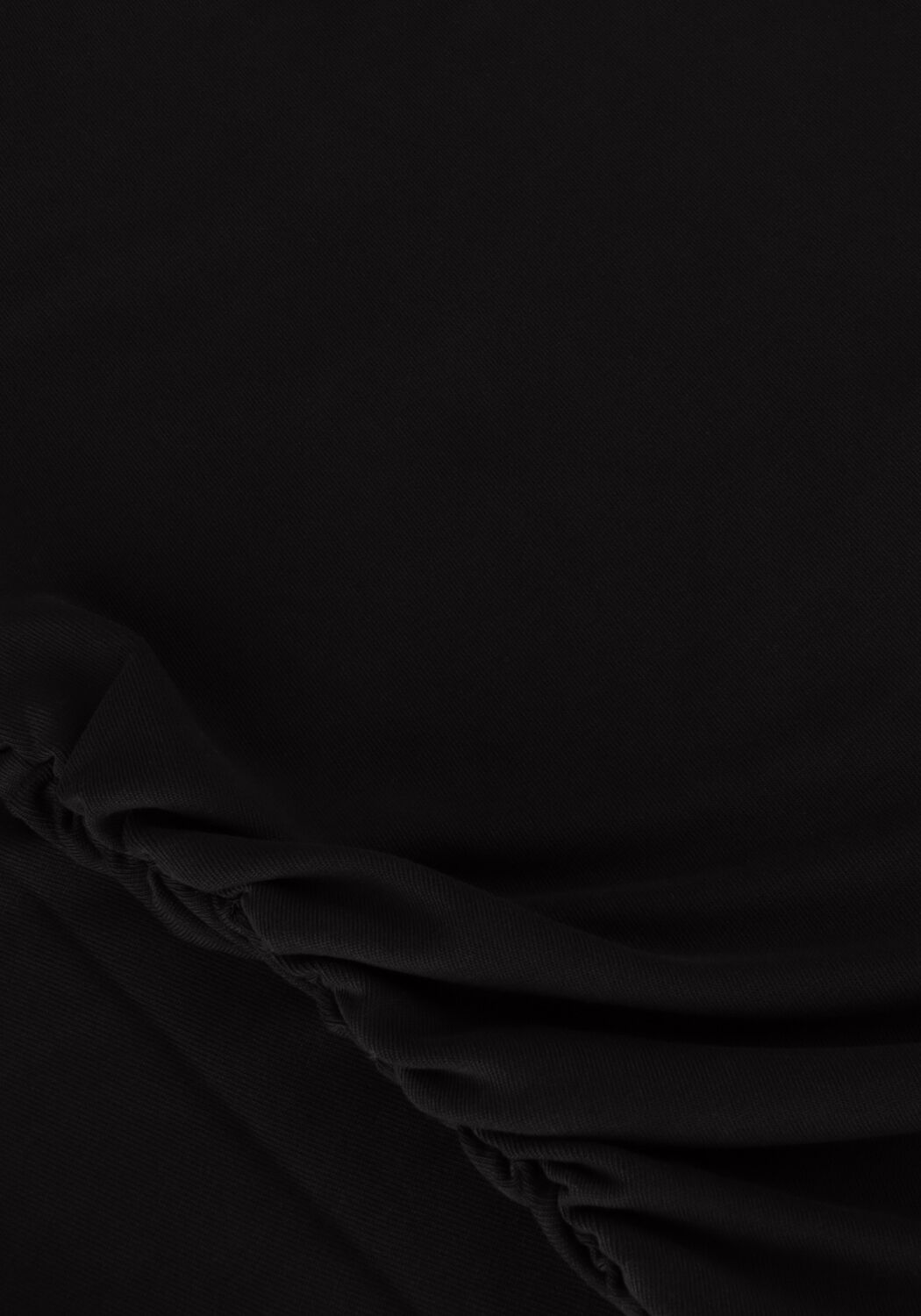 Zwarte CALVIN KLEIN Midi jurk MODAL DETAIL DRESS - large