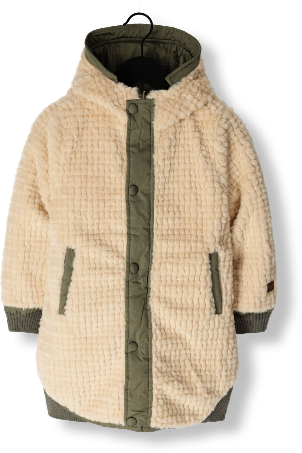 LIKE FLO Meisjes Jassen Ariana Flo Girls Reversible Hooded Long Jacket Groen