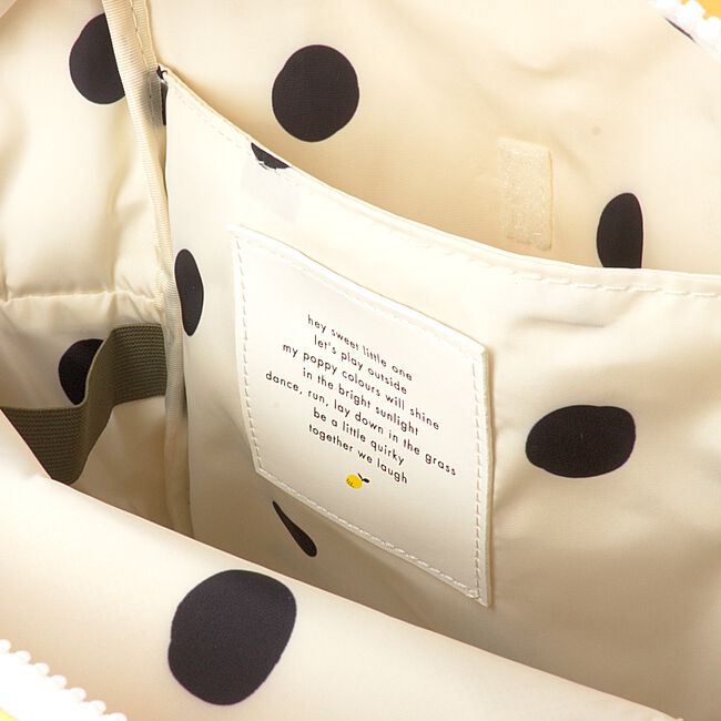 Gele STICKY LEMON Rugtas FRECKLES SMALL Gele STICKY LEMON Rugtas FRECKLES SMALL - large