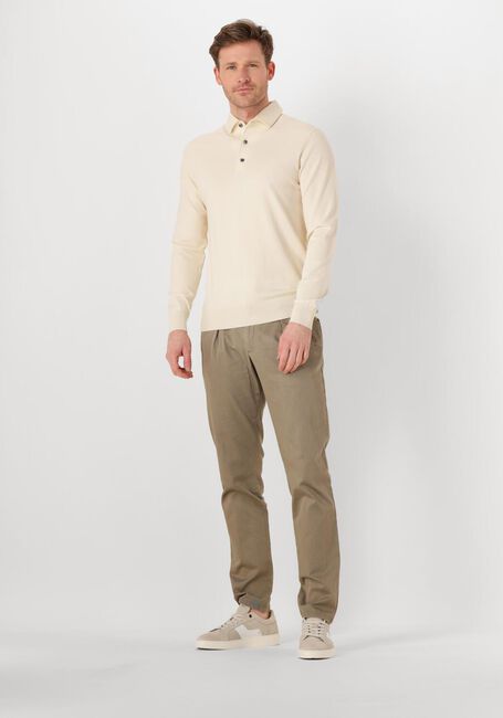 Ecru PROFUOMO Trui POLO ONEPIECE LUXURY BASIC - large
