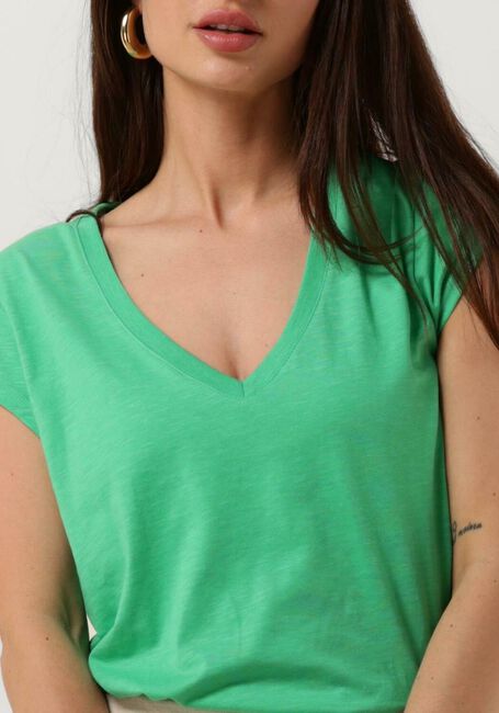 Groene CC HEART T-shirt BASIC V-NECK T-SHIRT - large