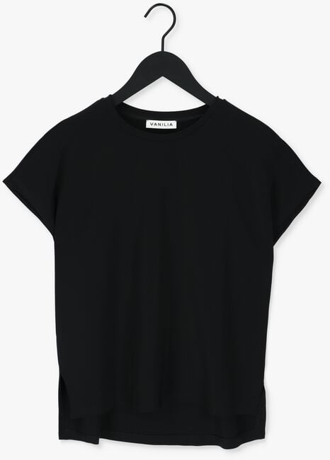 Zwarte VANILIA T-shirt CREPE LAYER - large