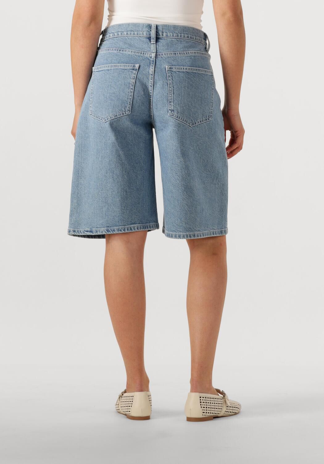 MSCH COPENHAGEN Dames Jeans Mschelida Ada Denim Shorts Blauw