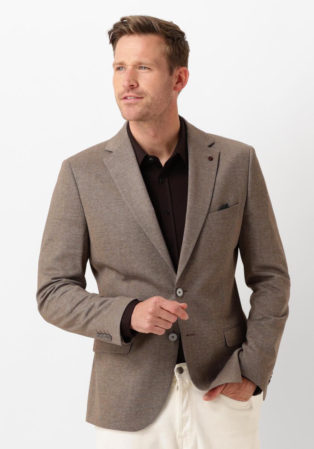 Zuitable Taupe Dinick blazer voor heren Beige Heren