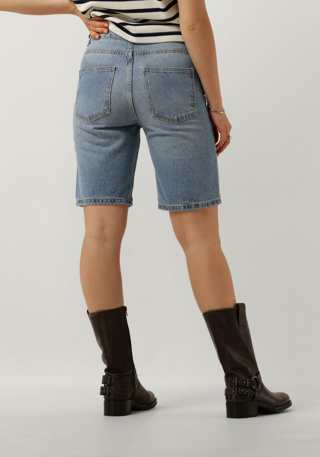 NEO NOIR Dames Jeans Coast D Shorts Lichtblauw