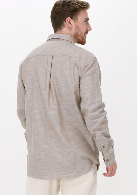 Beige ANERKJENDT Casual overhemd AKKONRAD STRUCTURE SHIRT - large
