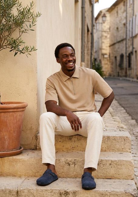 Beige THE GOODPEOPLE Polo POST - large