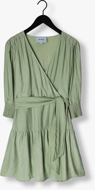Groene MINUS Mini jurk SALMIA SHORT DRESS 3/4 - large