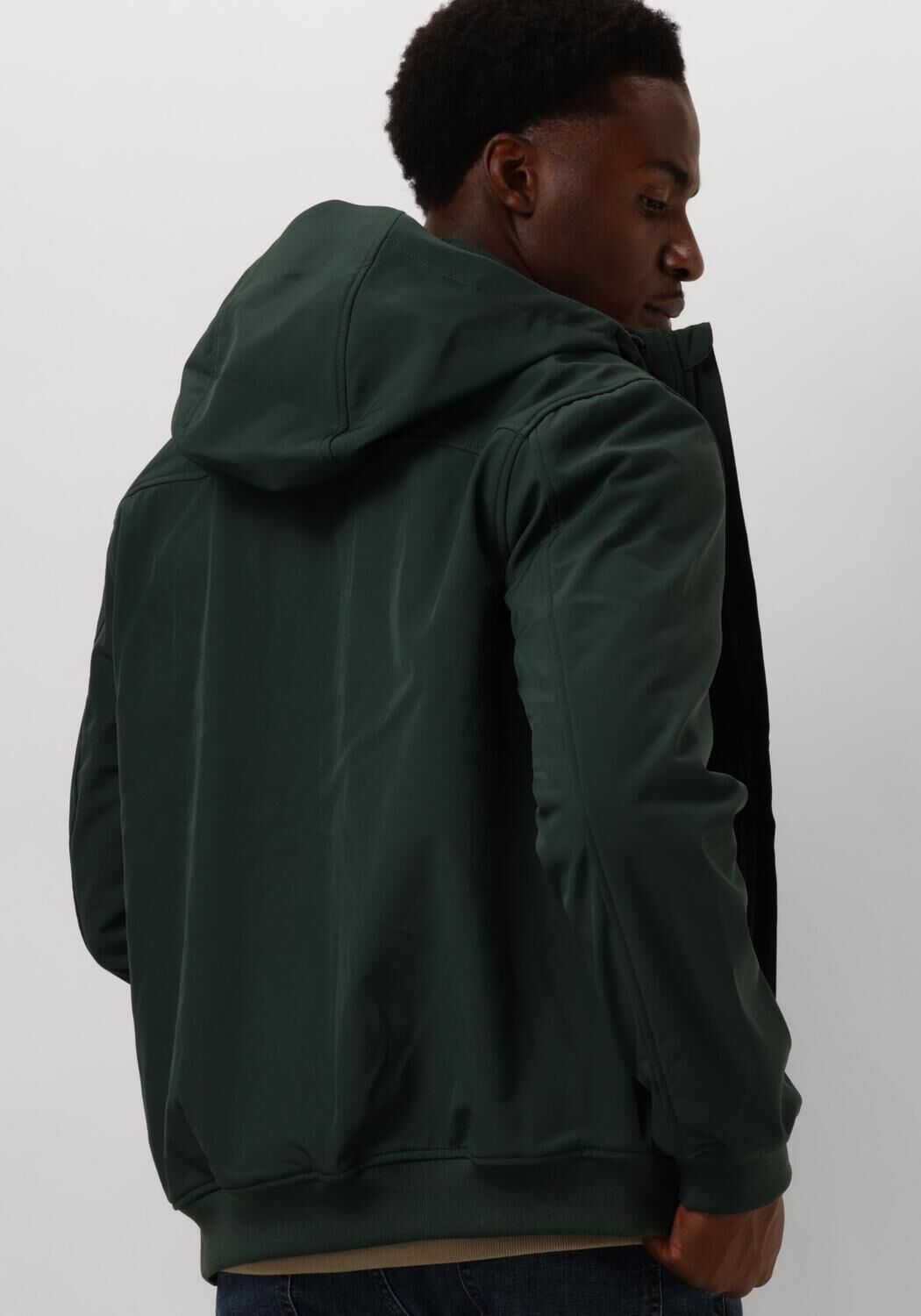 LYLE & SCOTT Heren Jassen Fleece Back Softshell Jacket Blauw