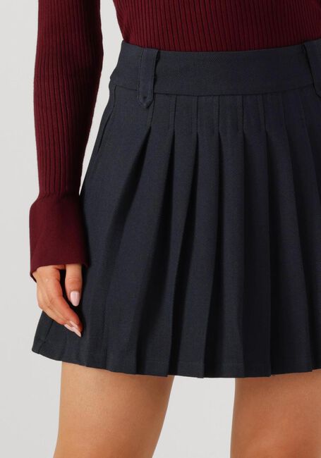 Donkerblauwe CO'COUTURE Minirok MARIN PLISSE SKIRT - large