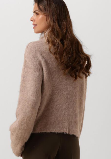 Beige MODSTRÖM Trui KANEMD ZIP T-NECK - large
