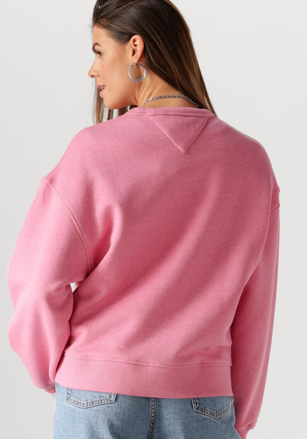 TOMMY JEANS Dames Truien & Vesten Tjw Bxy Badge Crew Roze