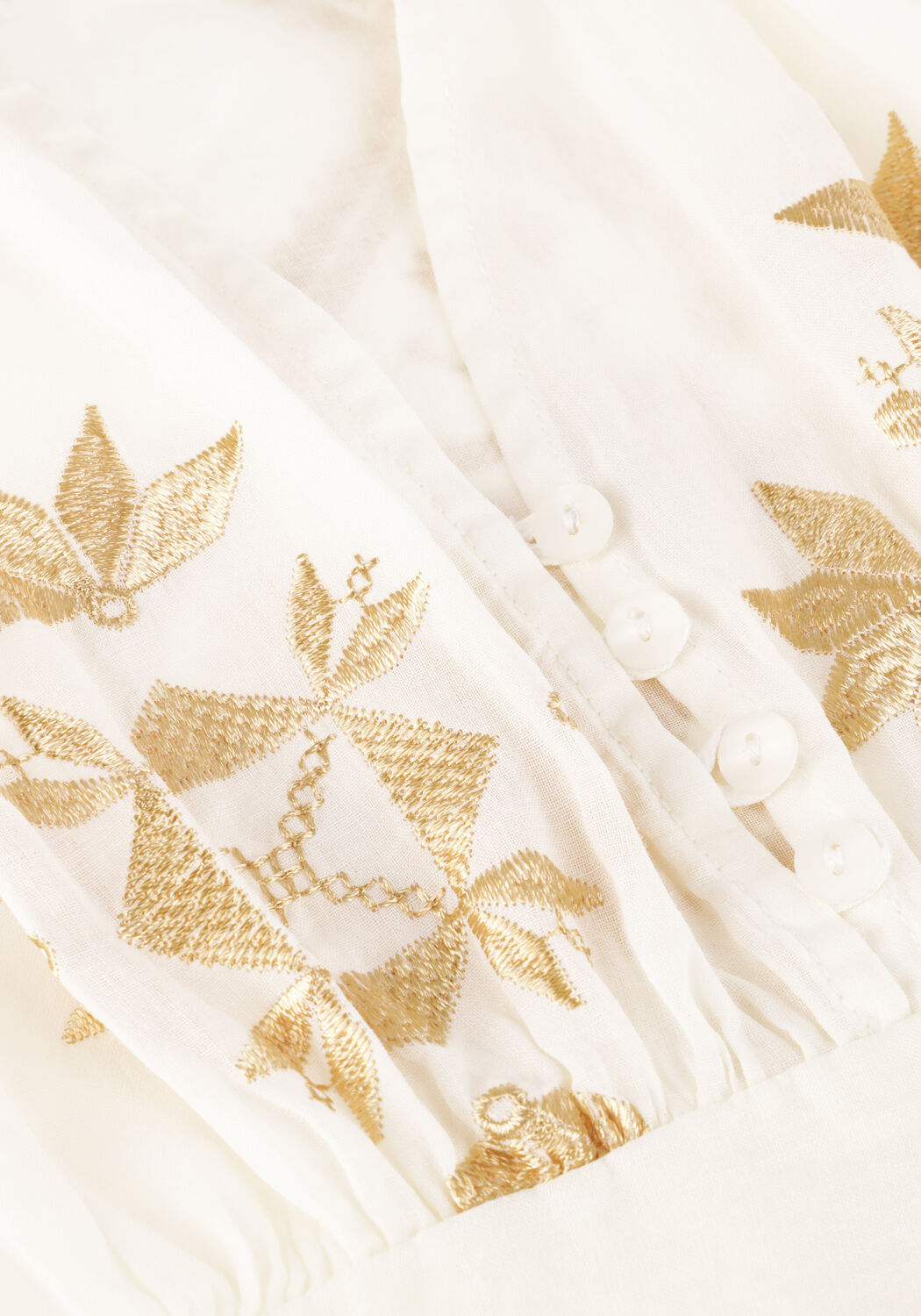 Beige GREEK ARCHAIC KORI Maxi jurk 430511 - large