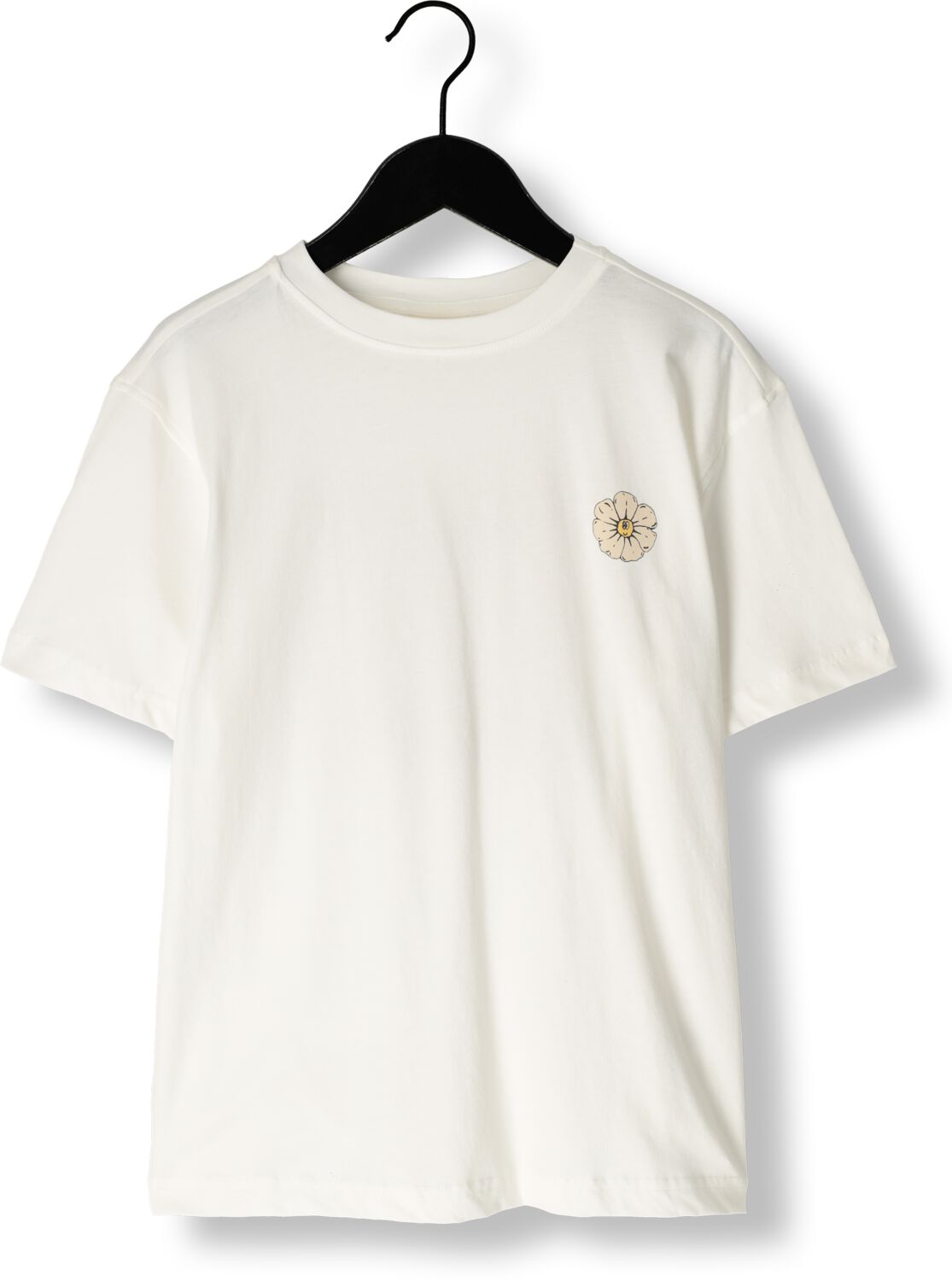 Sofie Schnoor T-shirt wit Meisjes Katoen Ronde hals Effen 140