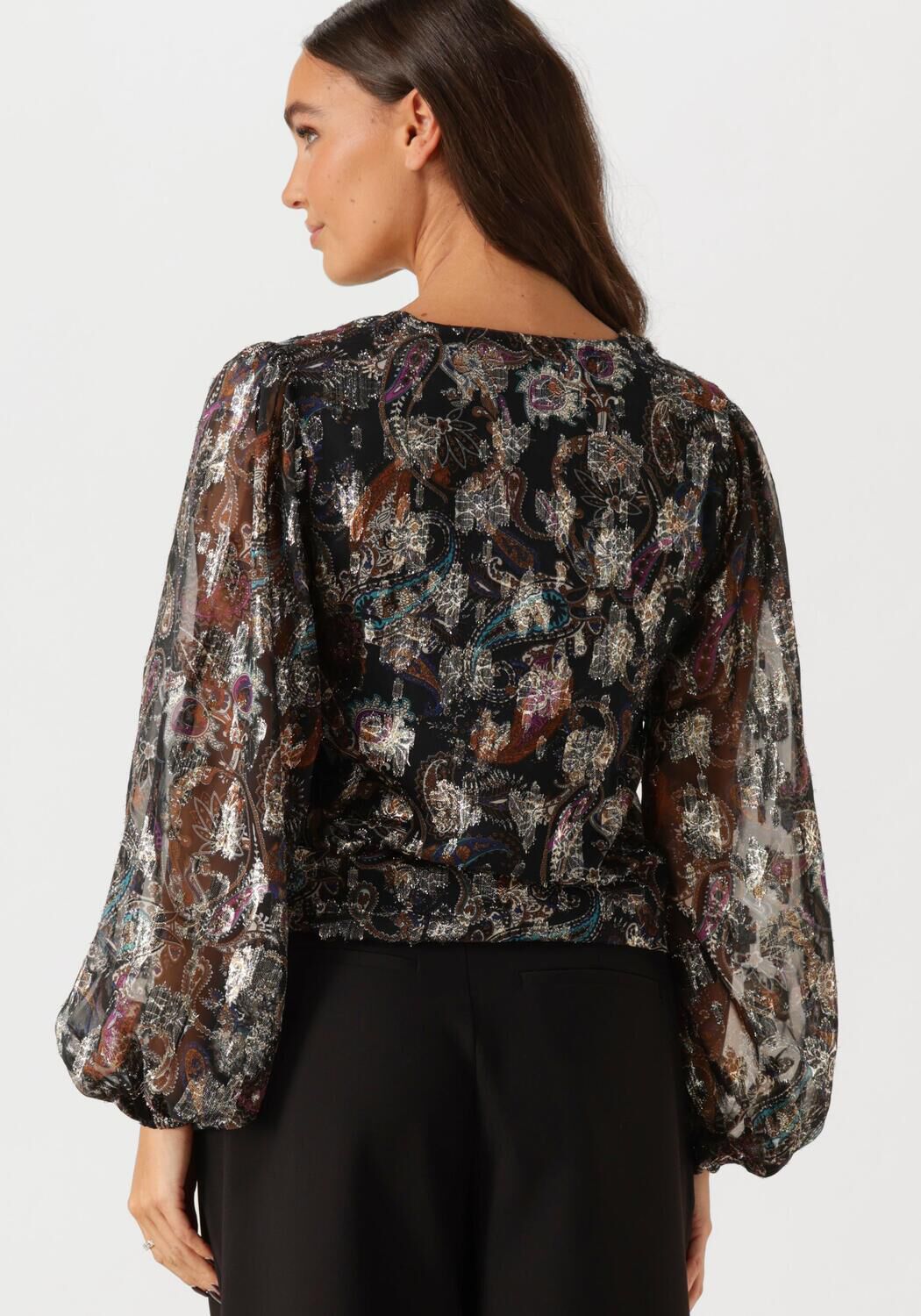 FREEBIRD Dames Blouses Beandra Blouse Zilver