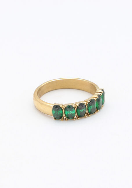 Goudkleurig NOTRE-V Ringen OMSS23-022 GREEN - large