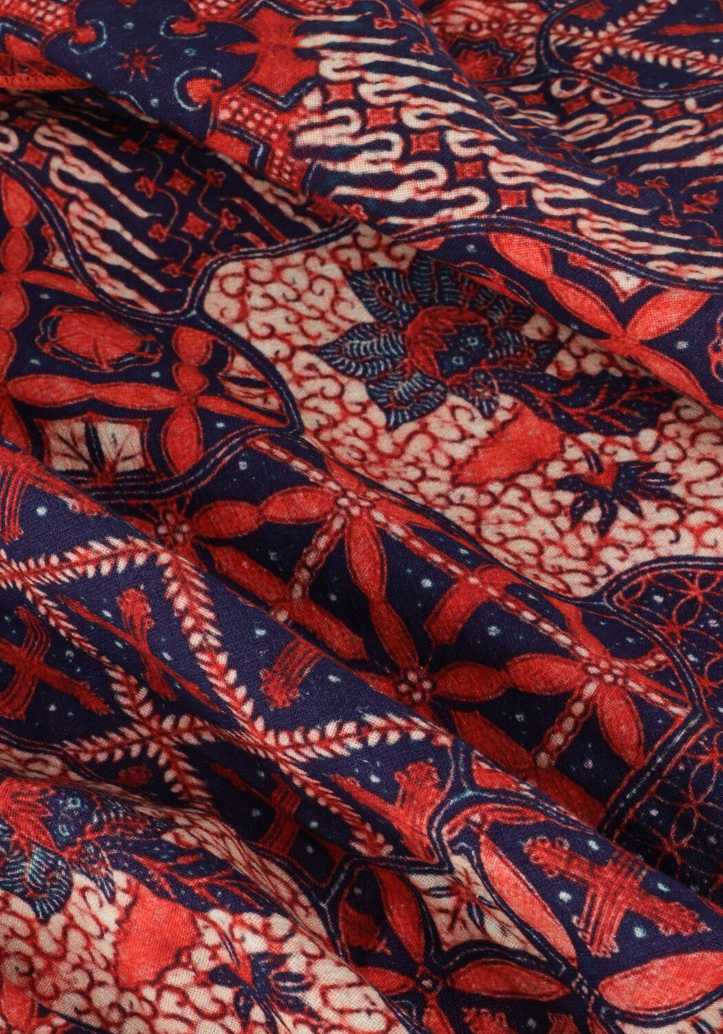 Blauwe NOTRE-V Blouses BLOUSE PRINT NV-ARAH - large