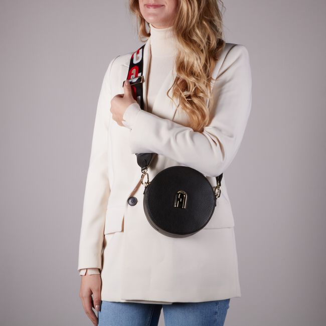 Zwarte FURLA Schoudertas SLEEK MINI CROSSBODY ROUND Zwarte FURLA Schoudertas SLEEK MINI CROSSBODY ROUND - large