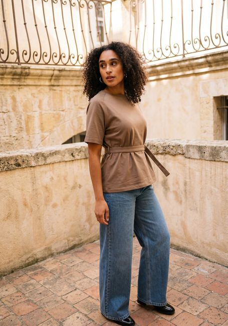 Bruine MY ESSENTIAL WARDROBE Tops & T-shirts MWAPIR BELT TEE - large
