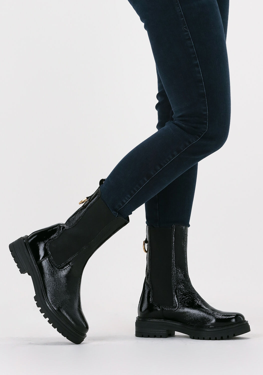 Zwarte OMODA Chelsea boots LPMONK-05 | Omoda