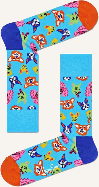Blauwe HAPPY SOCKS Sokken FUNNY DOG Blauwe HAPPY SOCKS Sokken FUNNY DOG - large