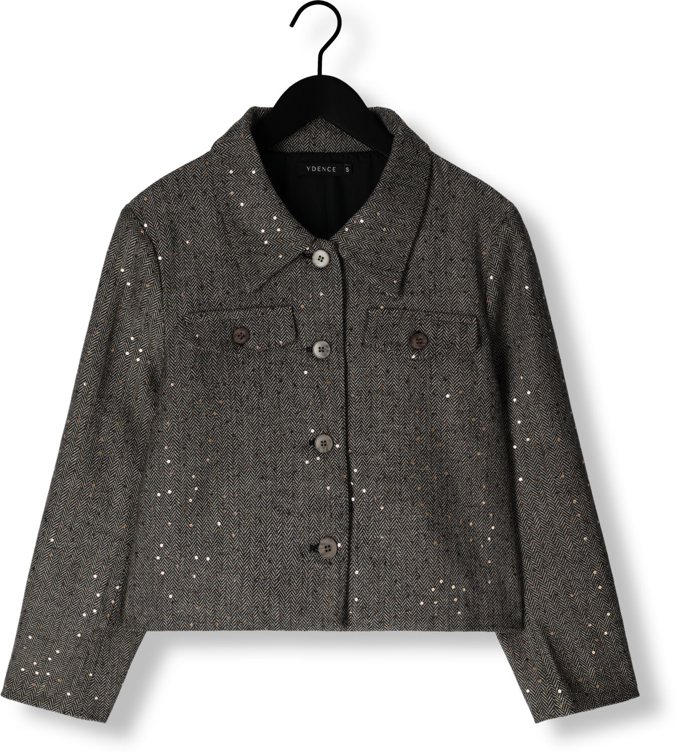 YDENCE Dames Jassen Jacket Halsey Zwart