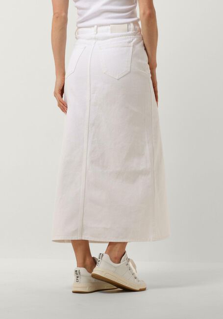 Witte CO'COUTURE Midirok VIKA SLIT DENIM SKIRT - large