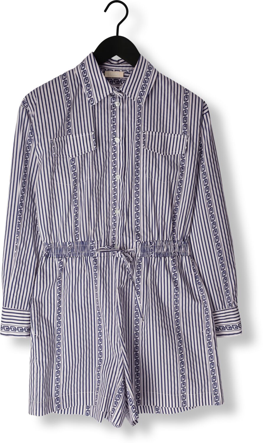 LIU JO Dames Jumpsuits Popeline Stampa Tp Dress Blauw