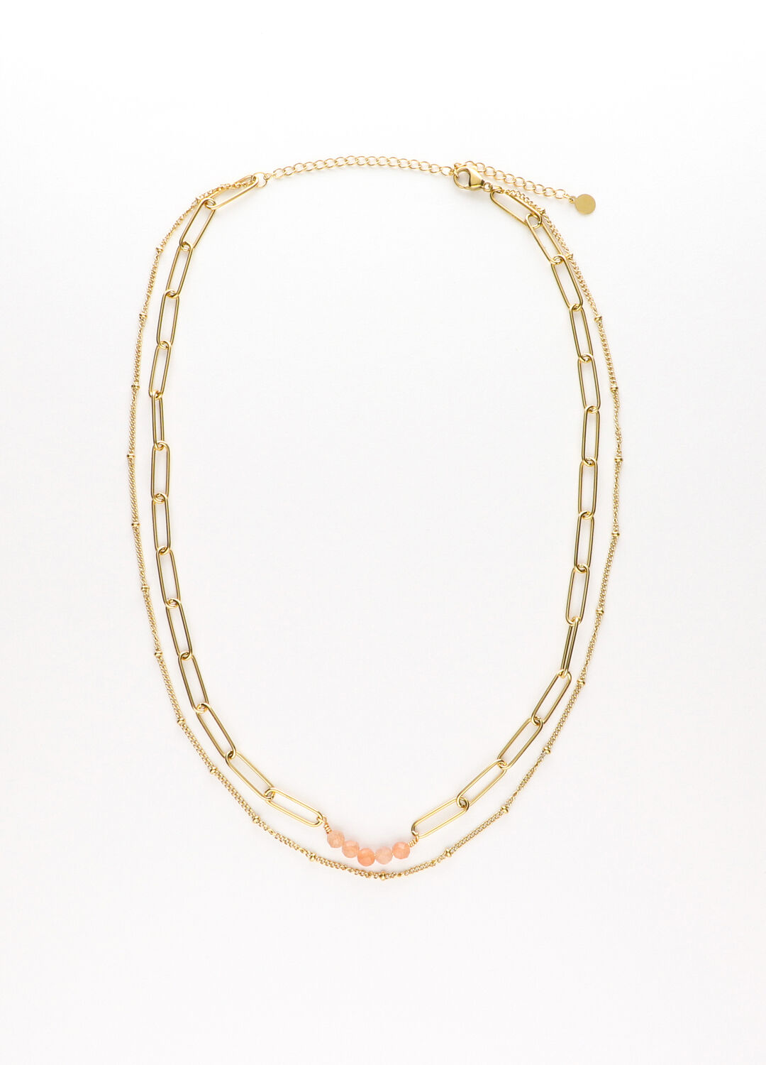 Bruine NOTRE-V Kettingen KETTING DUBBEL CHAIN