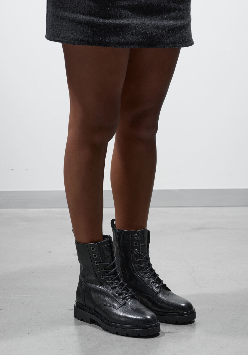 Zwarte PIEDI NUDI Enkellaarsjes AVOLA 03.06 - large