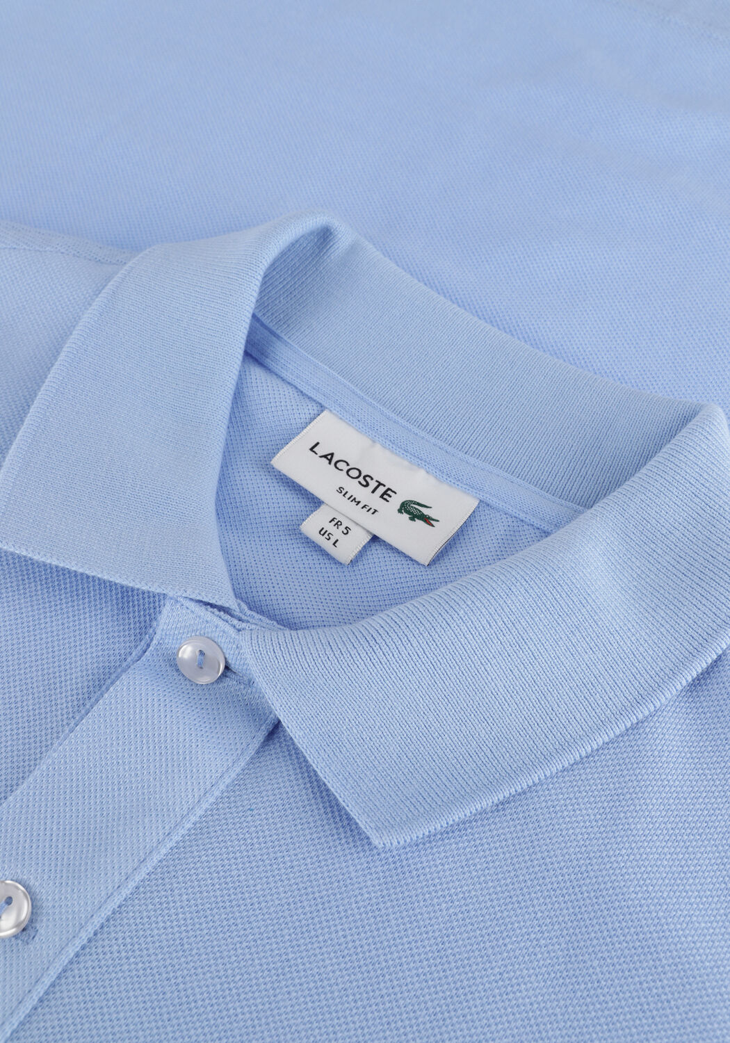 Lichtblauwe LACOSTE Polo 1HP3 MENS S/S POLO 12 - large