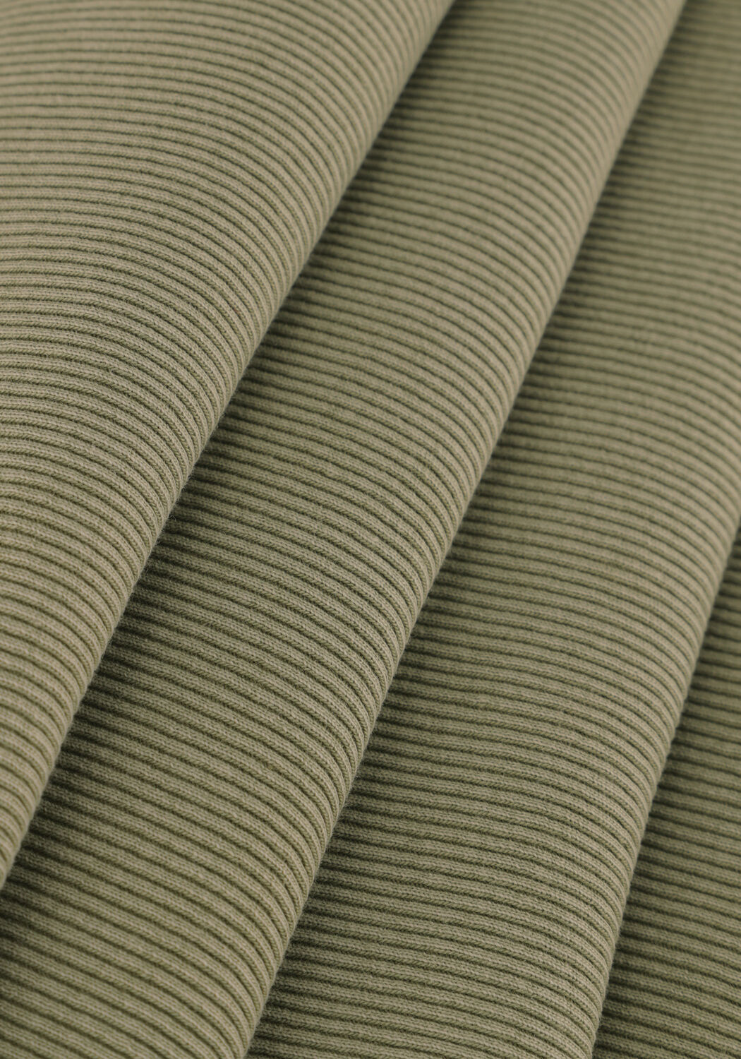 Groene CALVIN KLEIN Maxi jurk WASHED RIB LABEL LONG DRESS - large