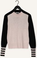 Witte SUMMUM Trui COLOURBLOCK SWEATER EXTRA FINE Witte SUMMUM Trui COLOURBLOCK SWEATER EXTRA FINE - medium