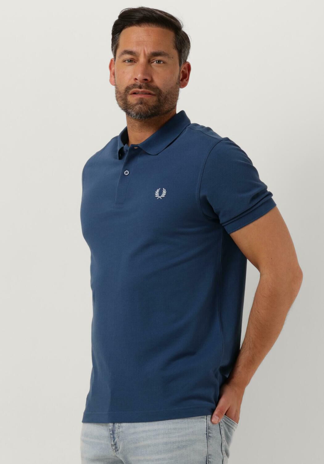 FRED PERRY Heren Polo's & T-shirts The Plain Shirt Blauw