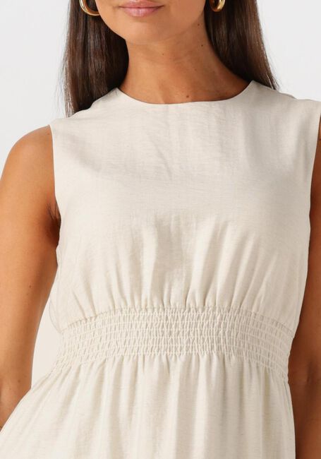 Ecru MSCH COPENHAGEN Maxi jurk MSCHDISA SL DRESS - large