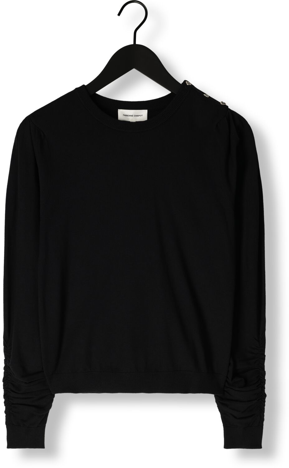 FABIENNE CHAPOT Dames Truien & Vesten Molly Scrunch Pullover Zwart