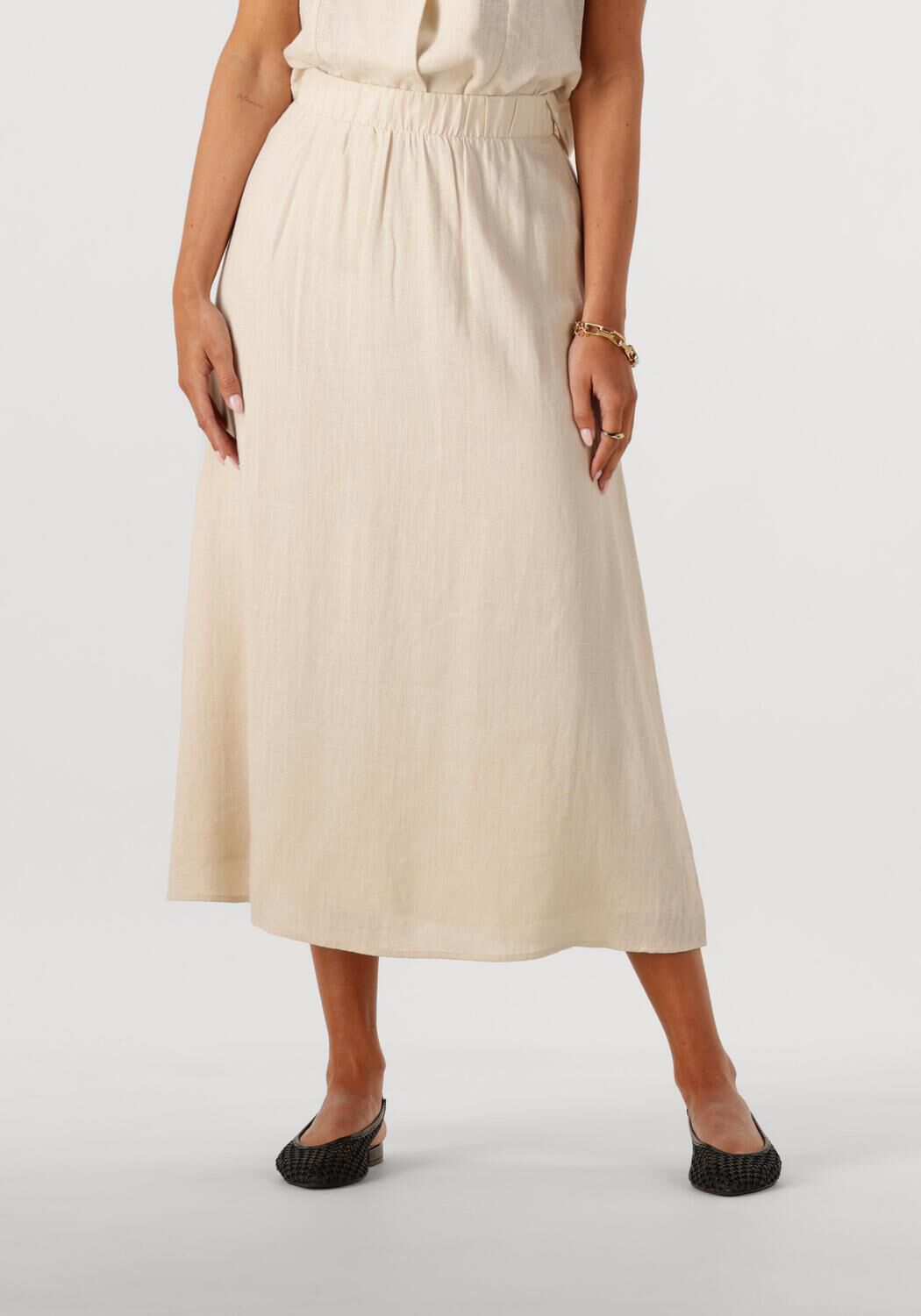 OBJECT Dames Rokken Objaya Hw Midi Skirt 138 Beige