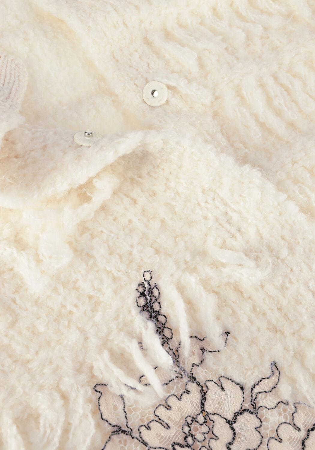 Gebroken wit TWINSET MILANO Vest 13445109-CPC - large